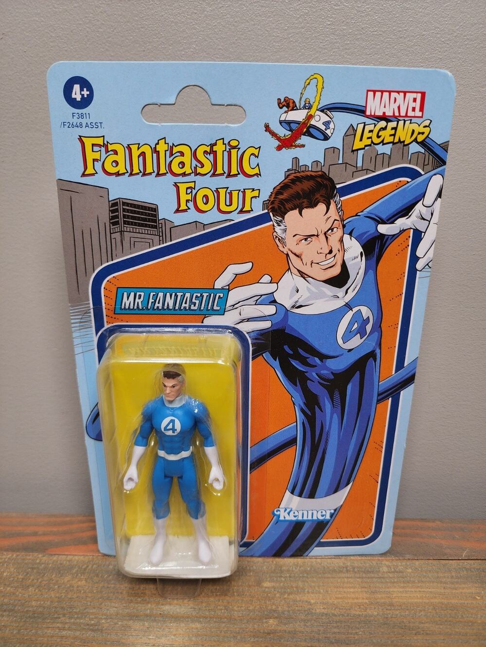 Hasbro Marvel Legends Retro 3.75" Fantastic Four Mr. Fantastic Action Figure